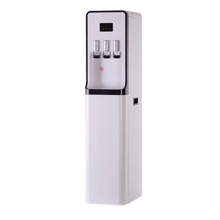 Floor Standing 3 Taps Compressor Cooling Hot And Cold Water Dispenser
