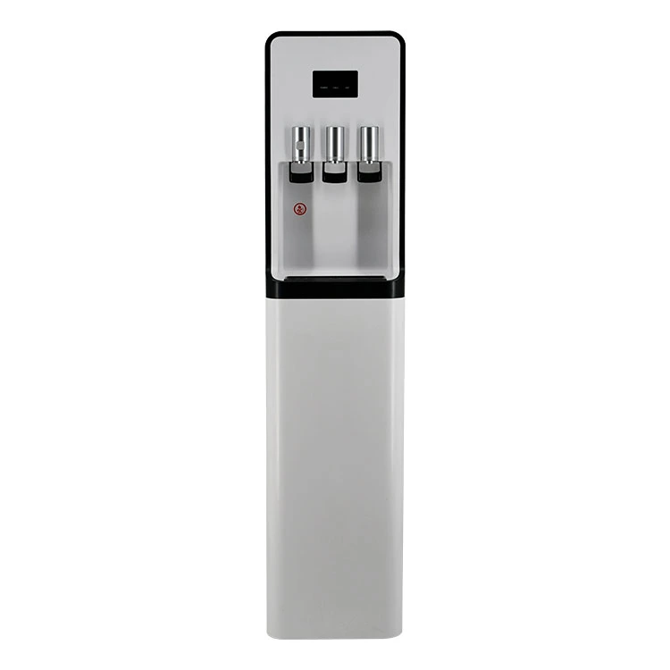 Floor Standing 3 Taps Compressor Cooling Hot And Cold Water Dispenser
