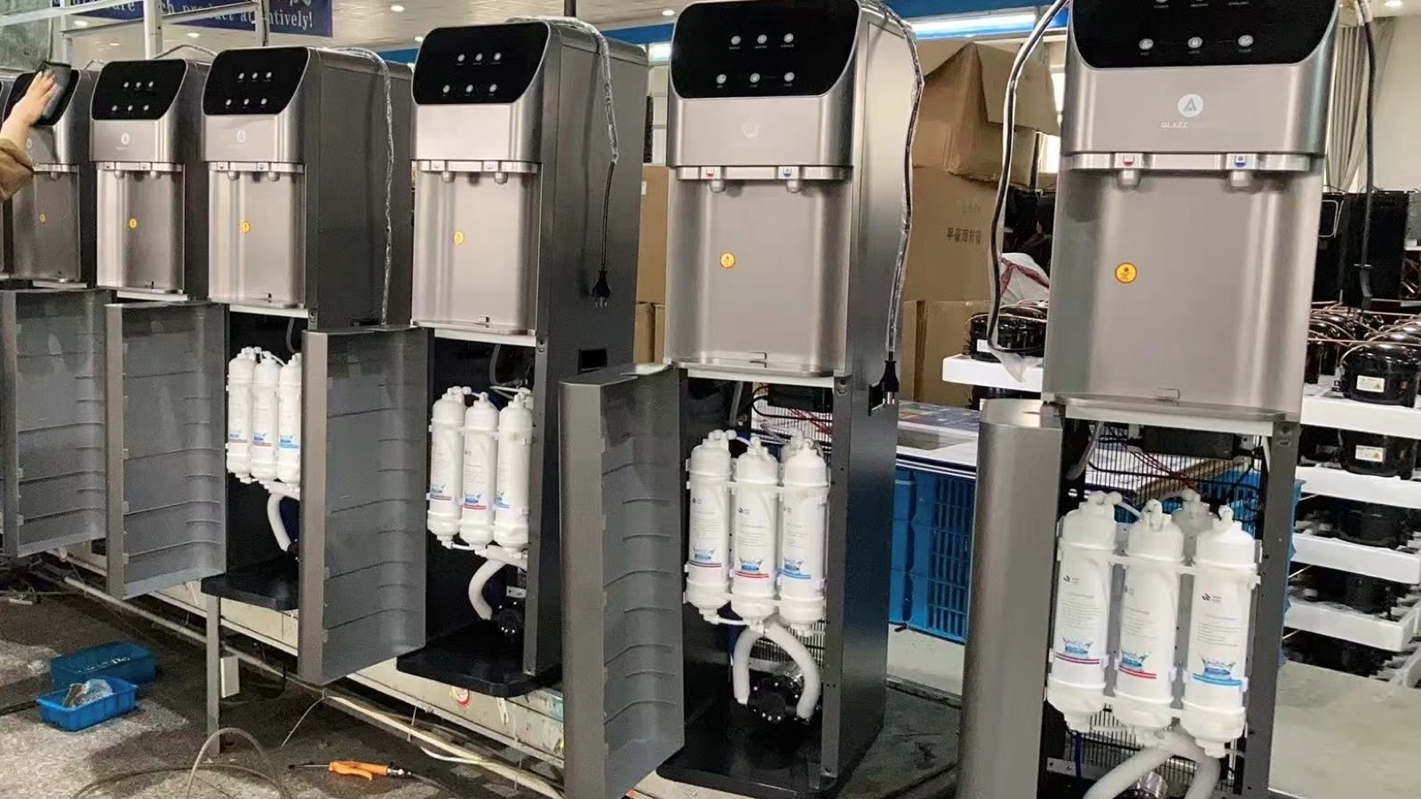 Customized private label water dispenser samples