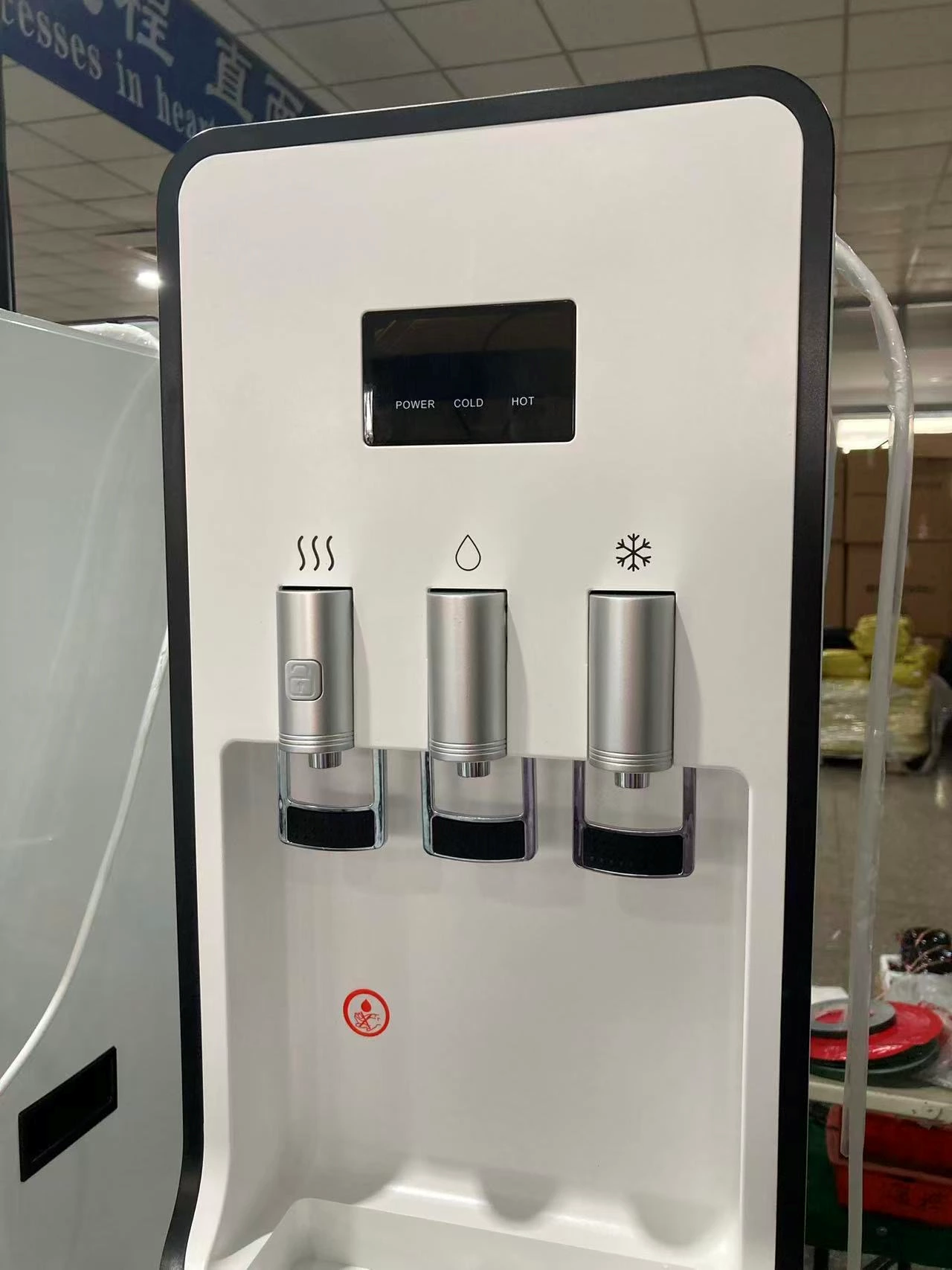 Pure Water hot ambient cold temperature symbol customization