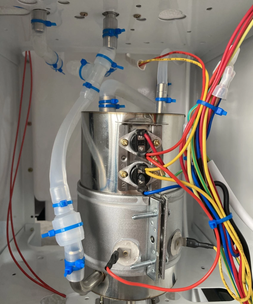 Customized external heating tank configuration for Pure Water