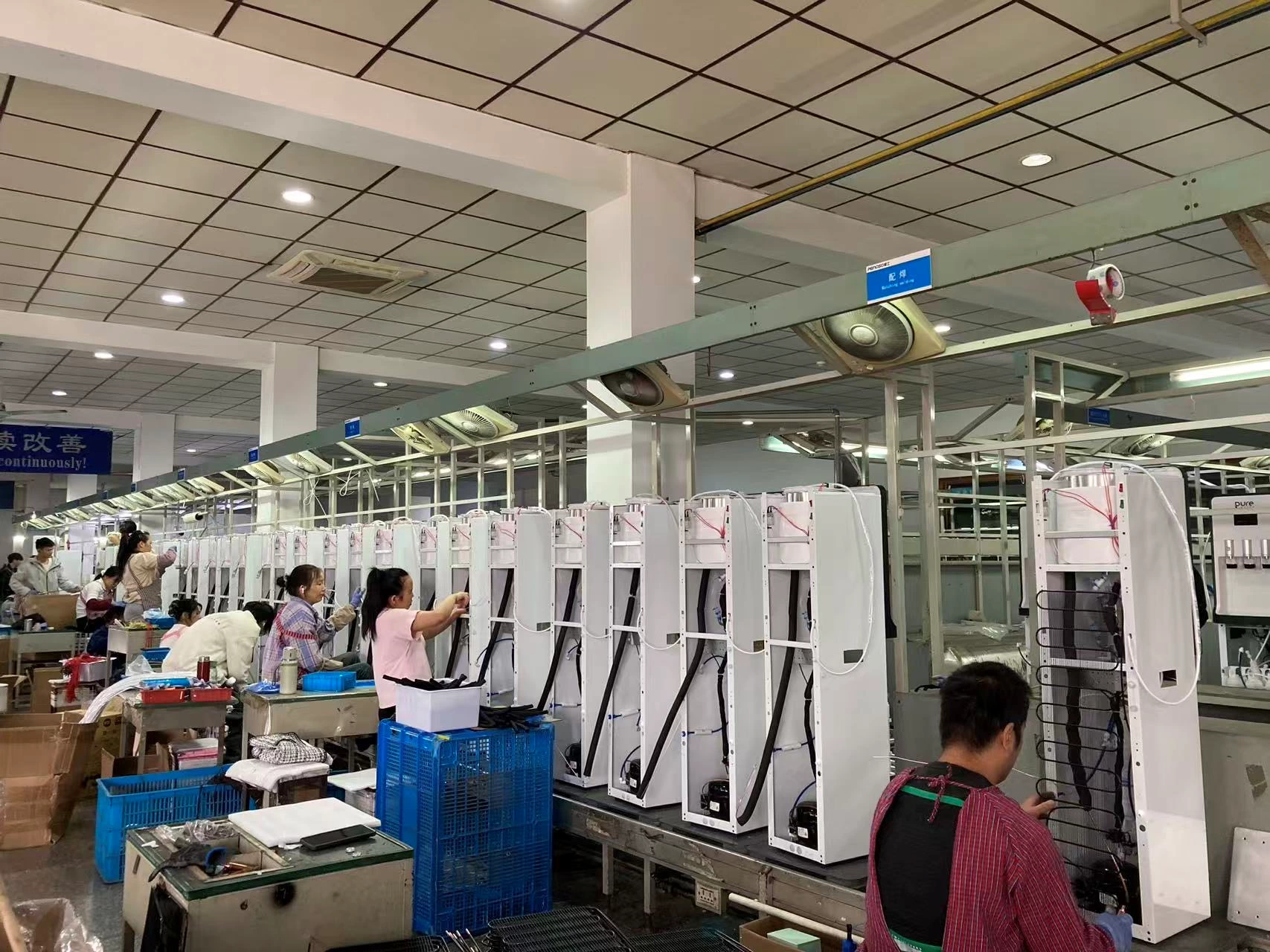Pure Water SLR-766 water dispensers in mass production