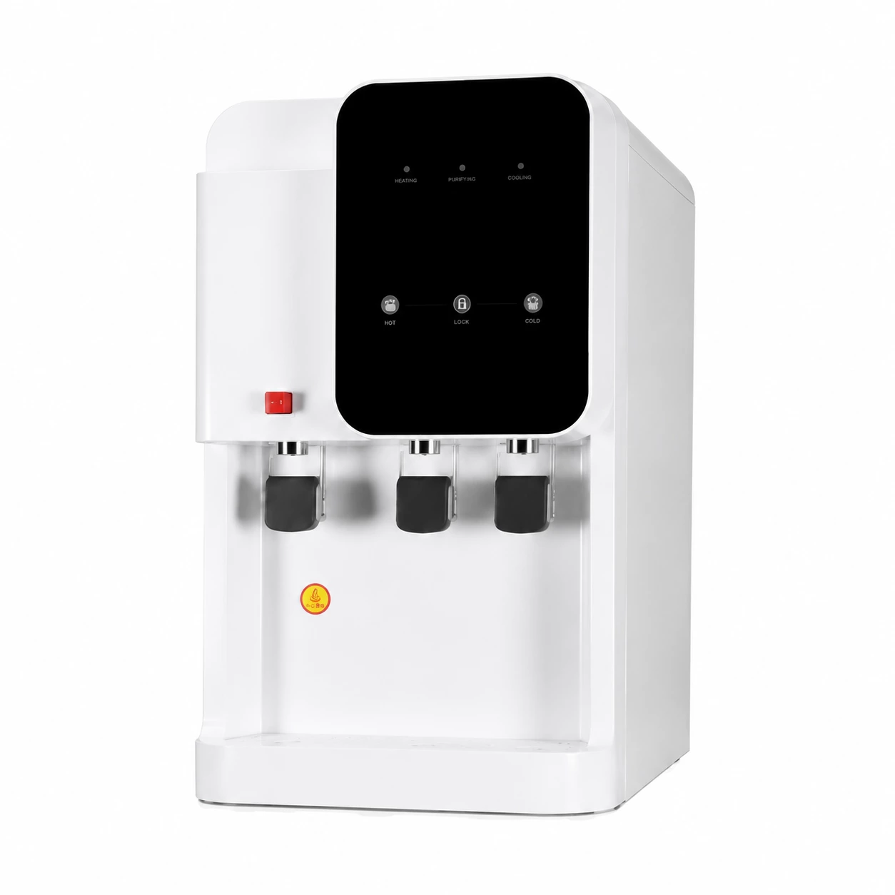 R600a Refrigerant CE CB Certified Hot Selling 3 Taps Countertop Hot And Cold Water Dispenser Made In China